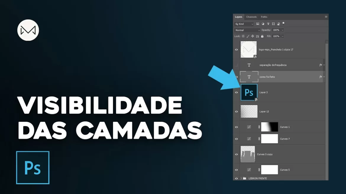 Dica Rápida: Visibilidade das Camadas no Photoshop