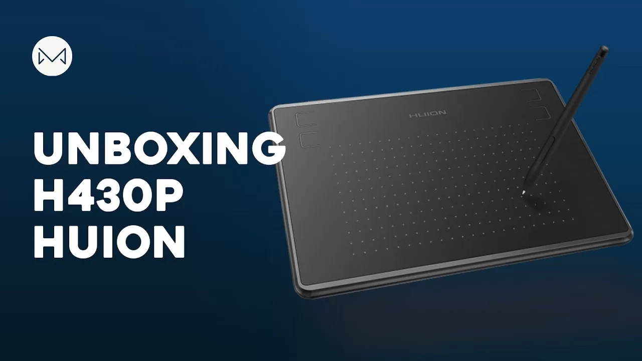 Huion H430P – Unboxing e primeiras impressões